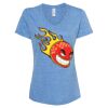 Women's Snow Heather Jersey V-Neck T-Shirt Thumbnail