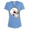 Women's Snow Heather Jersey V-Neck T-Shirt Thumbnail
