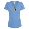 Women's Snow Heather Jersey V-Neck T-Shirt Thumbnail