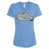 Women's Snow Heather Jersey V-Neck T-Shirt Thumbnail