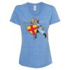 Women's Snow Heather Jersey V-Neck T-Shirt Thumbnail