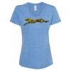 Women's Snow Heather Jersey V-Neck T-Shirt Thumbnail