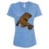 Women's Snow Heather Jersey V-Neck T-Shirt Thumbnail