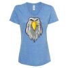 Women's Snow Heather Jersey V-Neck T-Shirt Thumbnail