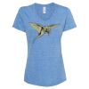 Women's Snow Heather Jersey V-Neck T-Shirt Thumbnail