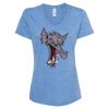 Women's Snow Heather Jersey V-Neck T-Shirt Thumbnail