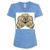 Women's Snow Heather Jersey V-Neck T-Shirt Thumbnail