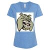 Women's Snow Heather Jersey V-Neck T-Shirt Thumbnail