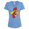 Women's Snow Heather Jersey V-Neck T-Shirt Thumbnail