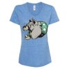 Women's Snow Heather Jersey V-Neck T-Shirt Thumbnail