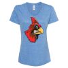 Women's Snow Heather Jersey V-Neck T-Shirt Thumbnail