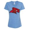 Women's Snow Heather Jersey V-Neck T-Shirt Thumbnail