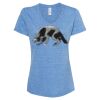 Women's Snow Heather Jersey V-Neck T-Shirt Thumbnail