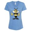 Women's Snow Heather Jersey V-Neck T-Shirt Thumbnail