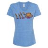 Women's Snow Heather Jersey V-Neck T-Shirt Thumbnail