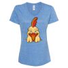 Women's Snow Heather Jersey V-Neck T-Shirt Thumbnail