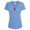 Women's Snow Heather Jersey V-Neck T-Shirt Thumbnail