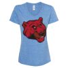 Women's Snow Heather Jersey V-Neck T-Shirt Thumbnail