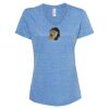 Women's Snow Heather Jersey V-Neck T-Shirt Thumbnail
