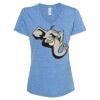 Women's Snow Heather Jersey V-Neck T-Shirt Thumbnail