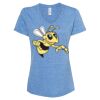 Women's Snow Heather Jersey V-Neck T-Shirt Thumbnail