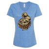 Women's Snow Heather Jersey V-Neck T-Shirt Thumbnail