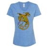 Women's Snow Heather Jersey V-Neck T-Shirt Thumbnail