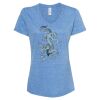 Women's Snow Heather Jersey V-Neck T-Shirt Thumbnail