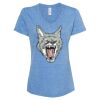 Women's Snow Heather Jersey V-Neck T-Shirt Thumbnail