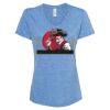 Women's Snow Heather Jersey V-Neck T-Shirt Thumbnail