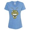 Women's Snow Heather Jersey V-Neck T-Shirt Thumbnail
