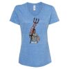 Women's Snow Heather Jersey V-Neck T-Shirt Thumbnail
