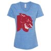 Women's Snow Heather Jersey V-Neck T-Shirt Thumbnail