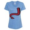 Women's Snow Heather Jersey V-Neck T-Shirt Thumbnail