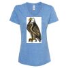 Women's Snow Heather Jersey V-Neck T-Shirt Thumbnail