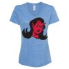 Women's Snow Heather Jersey V-Neck T-Shirt Thumbnail
