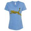 Women's Snow Heather Jersey V-Neck T-Shirt Thumbnail