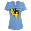 Women's Snow Heather Jersey V-Neck T-Shirt Thumbnail