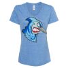 Women's Snow Heather Jersey V-Neck T-Shirt Thumbnail