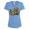 Women's Snow Heather Jersey V-Neck T-Shirt Thumbnail