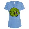 Women's Snow Heather Jersey V-Neck T-Shirt Thumbnail