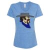 Women's Snow Heather Jersey V-Neck T-Shirt Thumbnail