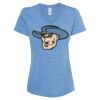 Women's Snow Heather Jersey V-Neck T-Shirt Thumbnail