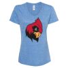 Women's Snow Heather Jersey V-Neck T-Shirt Thumbnail