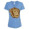 Women's Snow Heather Jersey V-Neck T-Shirt Thumbnail