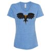 Women's Snow Heather Jersey V-Neck T-Shirt Thumbnail
