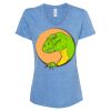 Women's Snow Heather Jersey V-Neck T-Shirt Thumbnail
