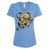 Women's Snow Heather Jersey V-Neck T-Shirt Thumbnail