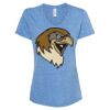 Women's Snow Heather Jersey V-Neck T-Shirt Thumbnail