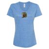 Women's Snow Heather Jersey V-Neck T-Shirt Thumbnail